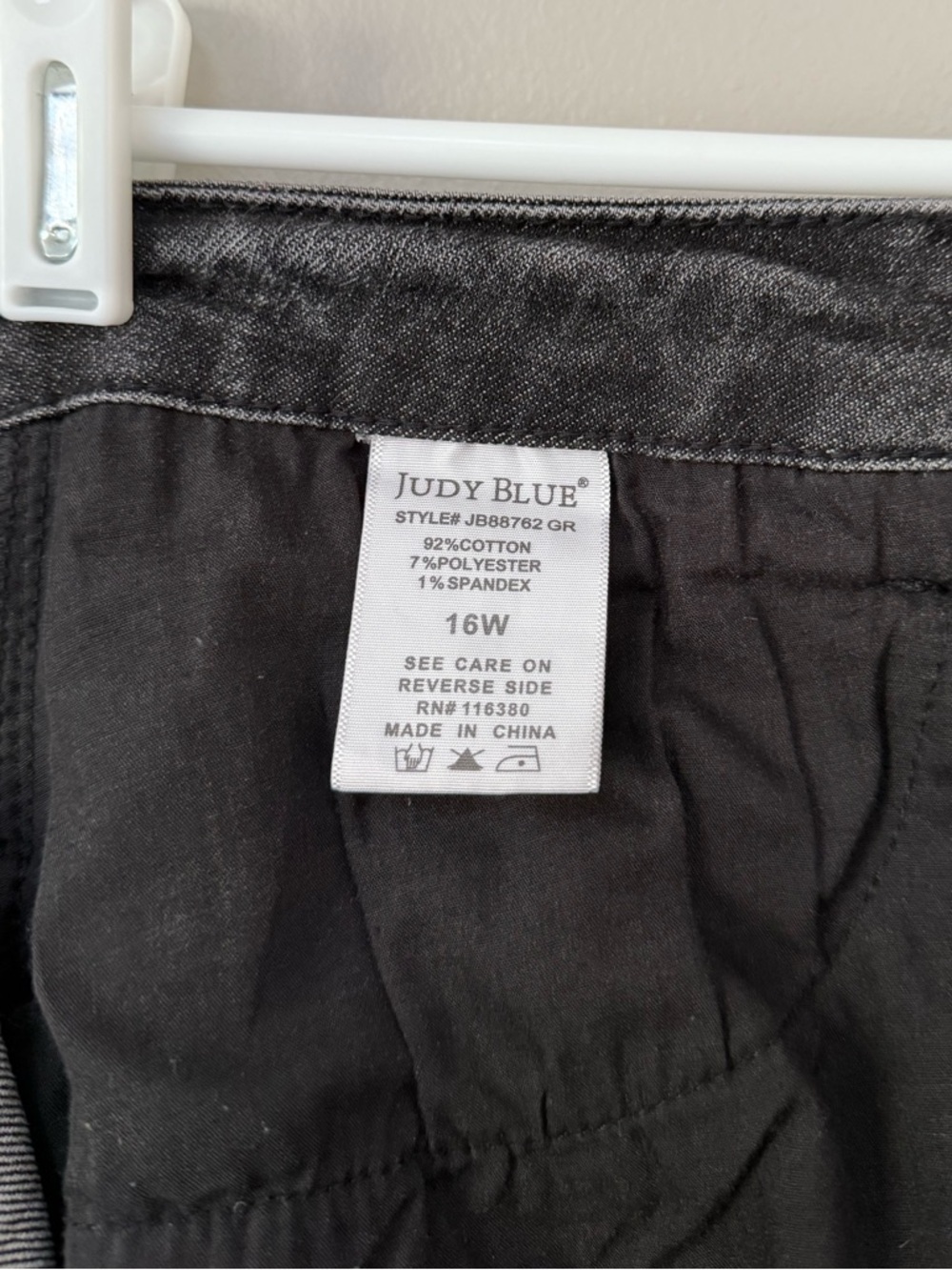 Judy Blue High Rise Wide Leg Crop Jeans - Picture 9 of 9